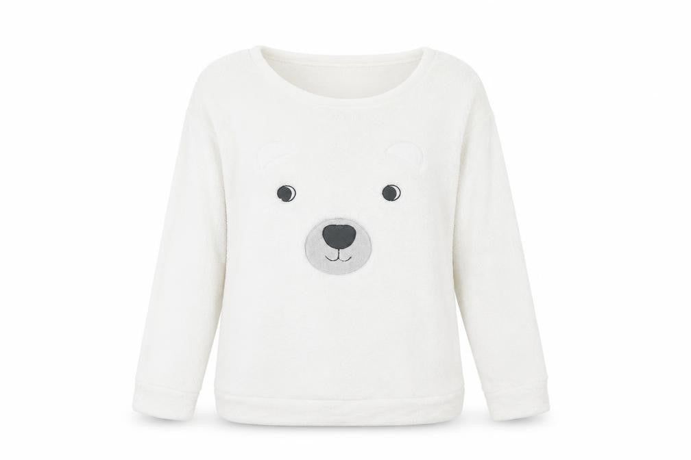 H&M Womens White   Pullover Jumper Size M