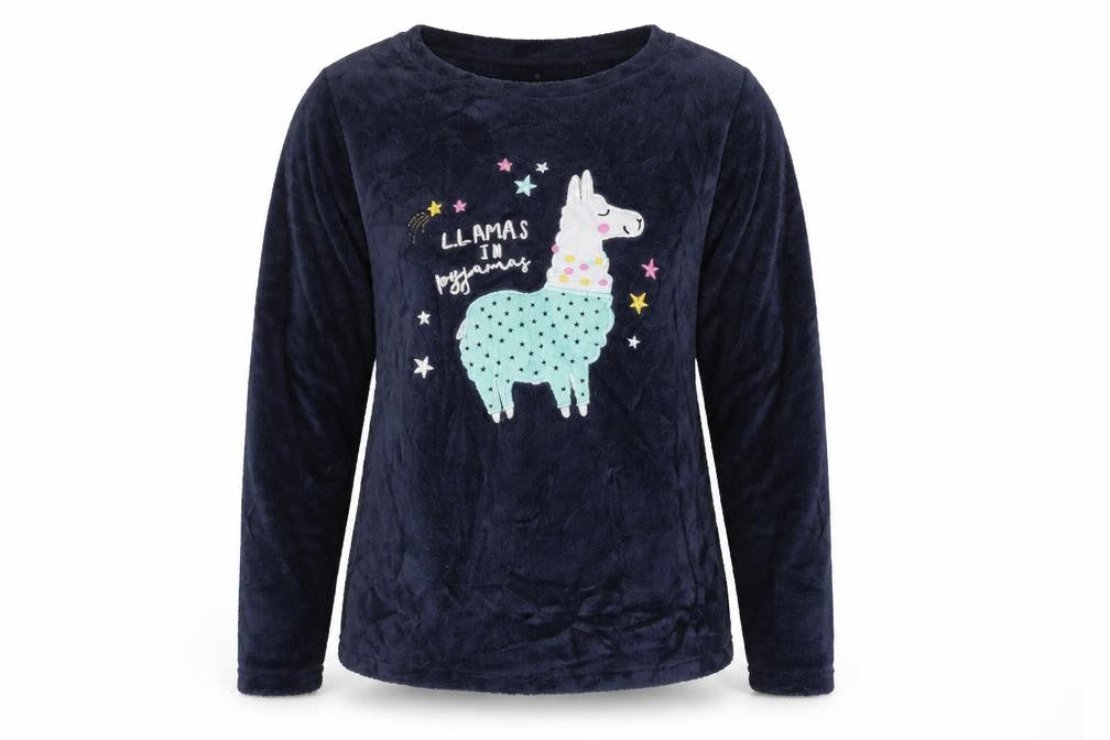 Preworn Womens Blue   Pullover Jumper Size 12  - llama
