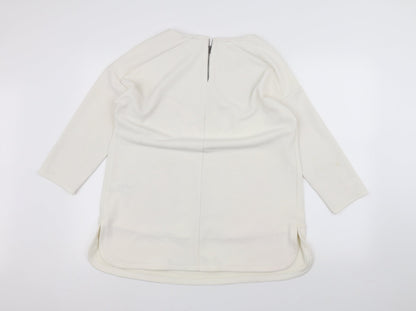 Next Womens White   Pullover Jumper Size 12