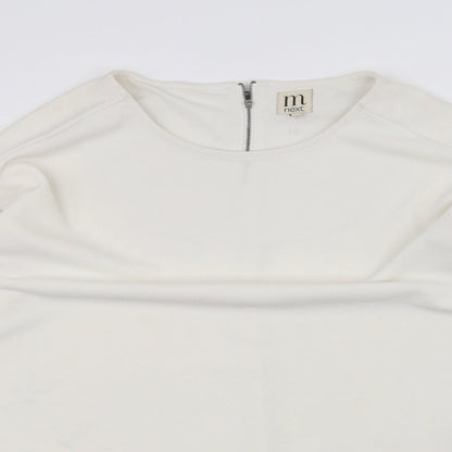 Next Womens White   Pullover Jumper Size 12
