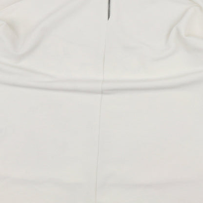 Next Womens White   Pullover Jumper Size 12