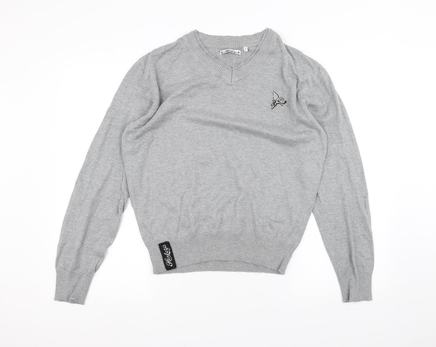 Henleys Womens Grey   Pullover Jumper Size M