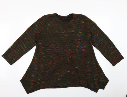 New Collection Womens Green   Pullover Jumper Size M