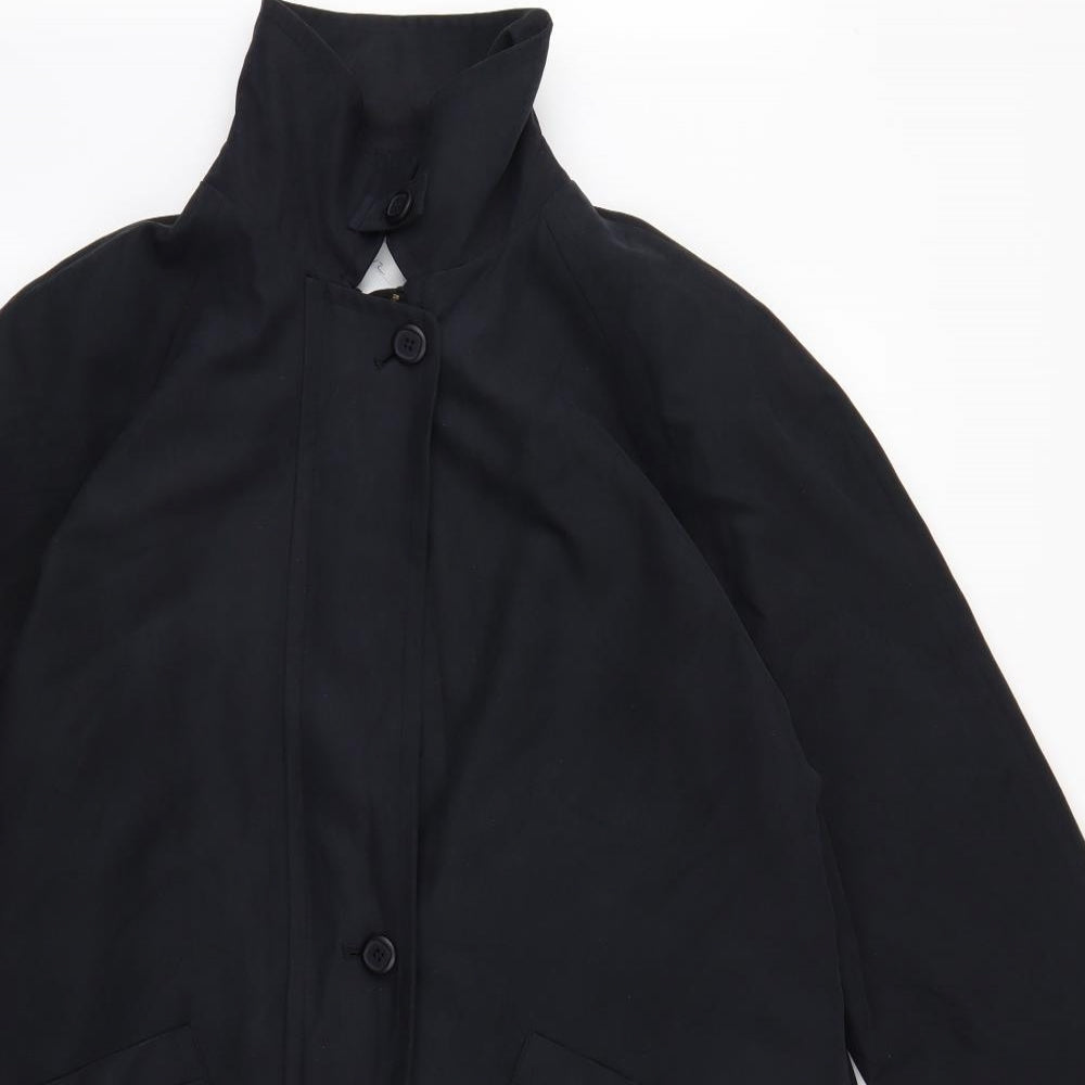 BHS Womens Blue   Trench Coat Coat Size 12