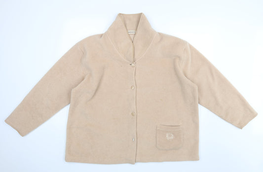 Bonmarche Womens Beige   Cardigan Jumper Size XL