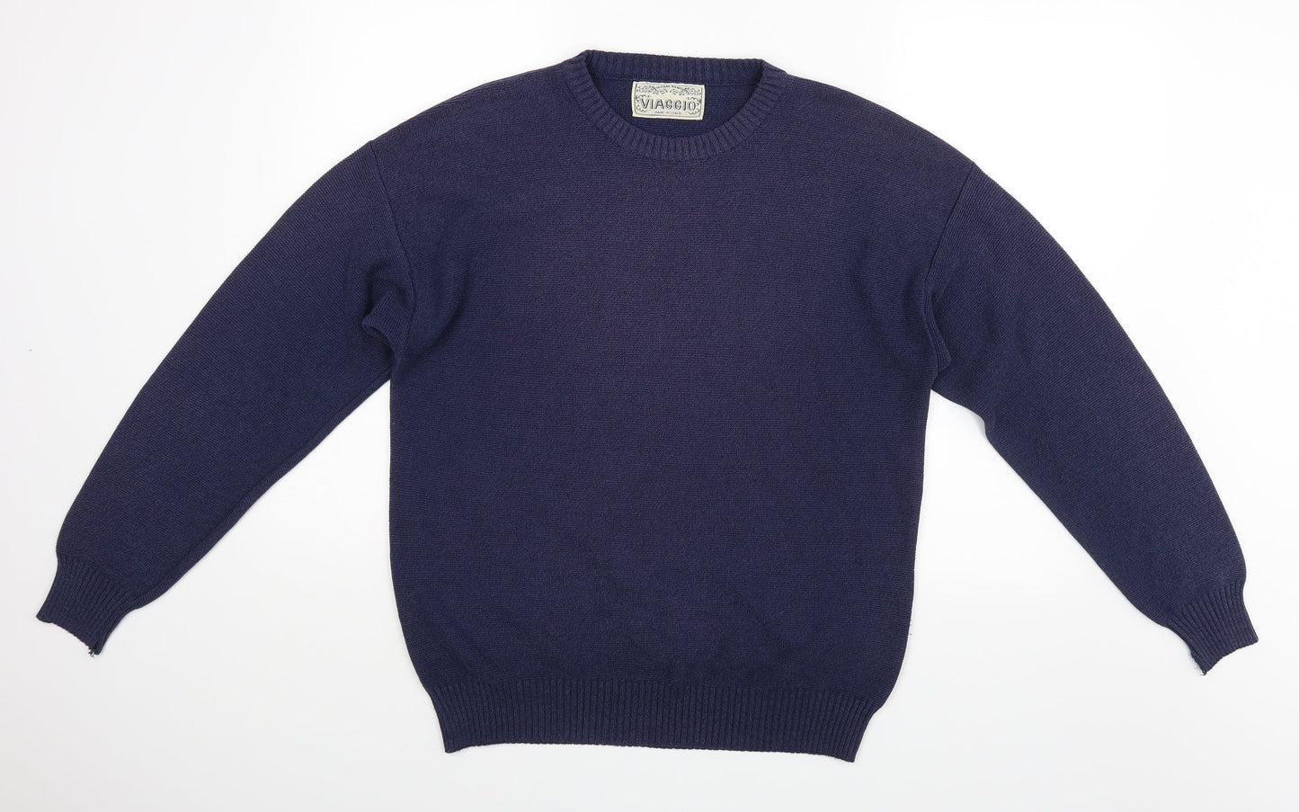Viaggio Mens Blue   Pullover Jumper