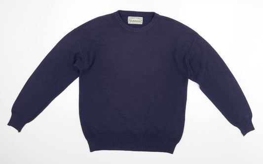 Viaggio Mens Blue   Pullover Jumper