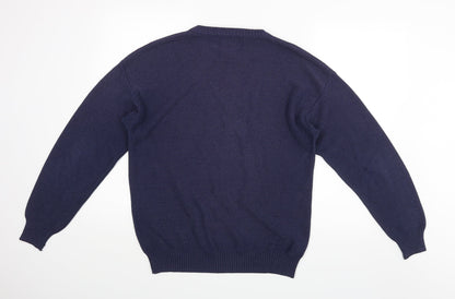 Preloved Viaggio Mens Blue   Pullover Jumper - Back