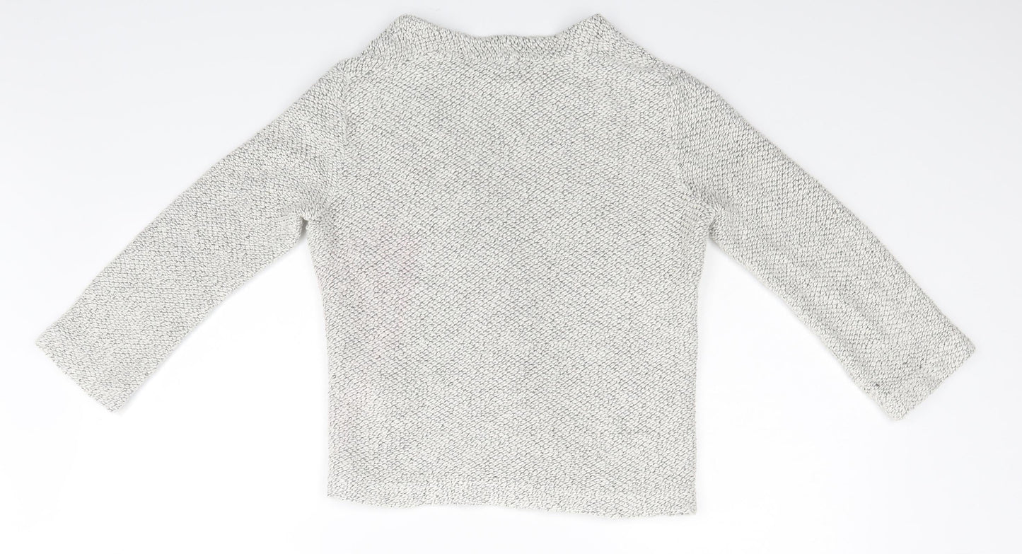H&M Womens Grey   Basic Blouse Size XS