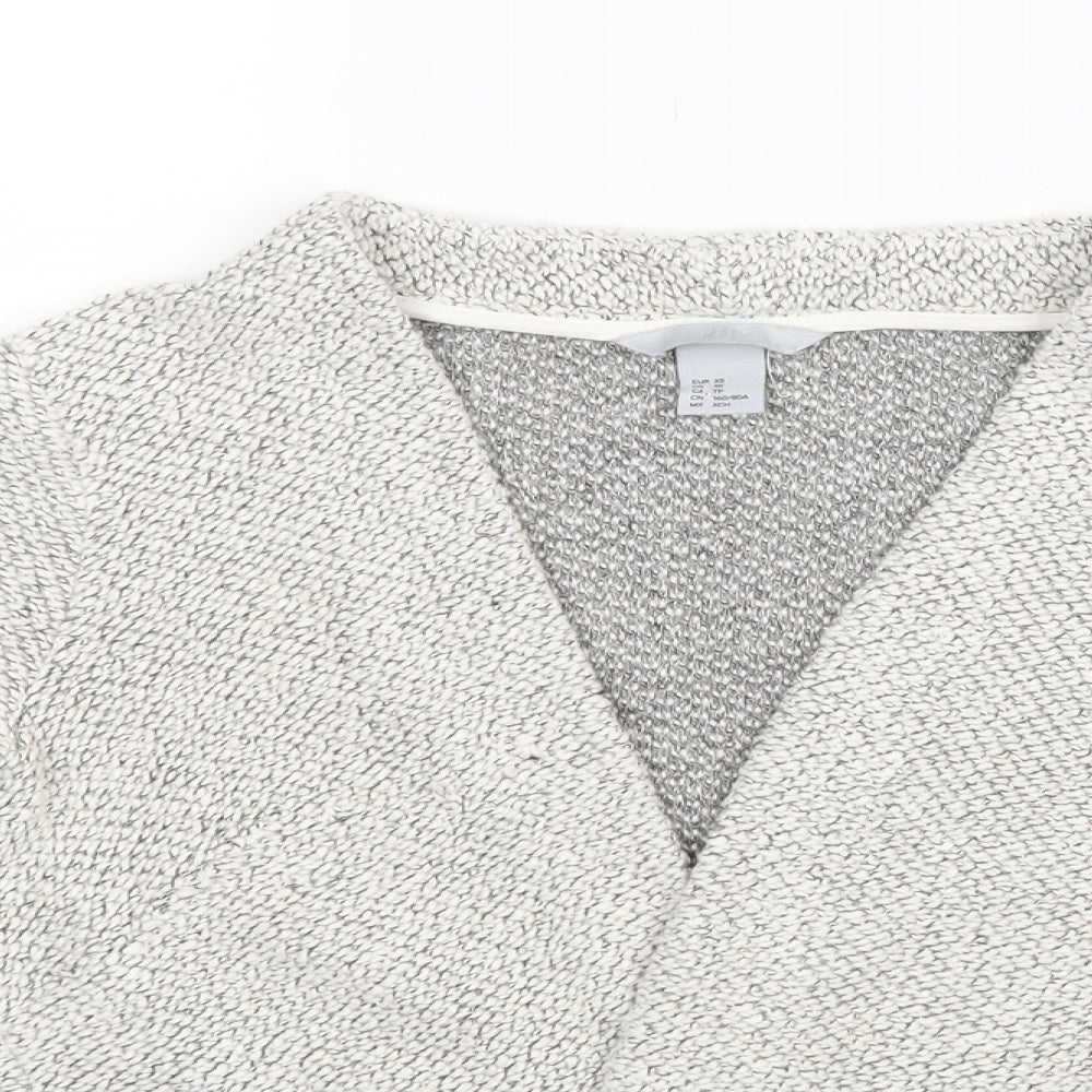 H&M Womens Grey   Basic Blouse Size XS