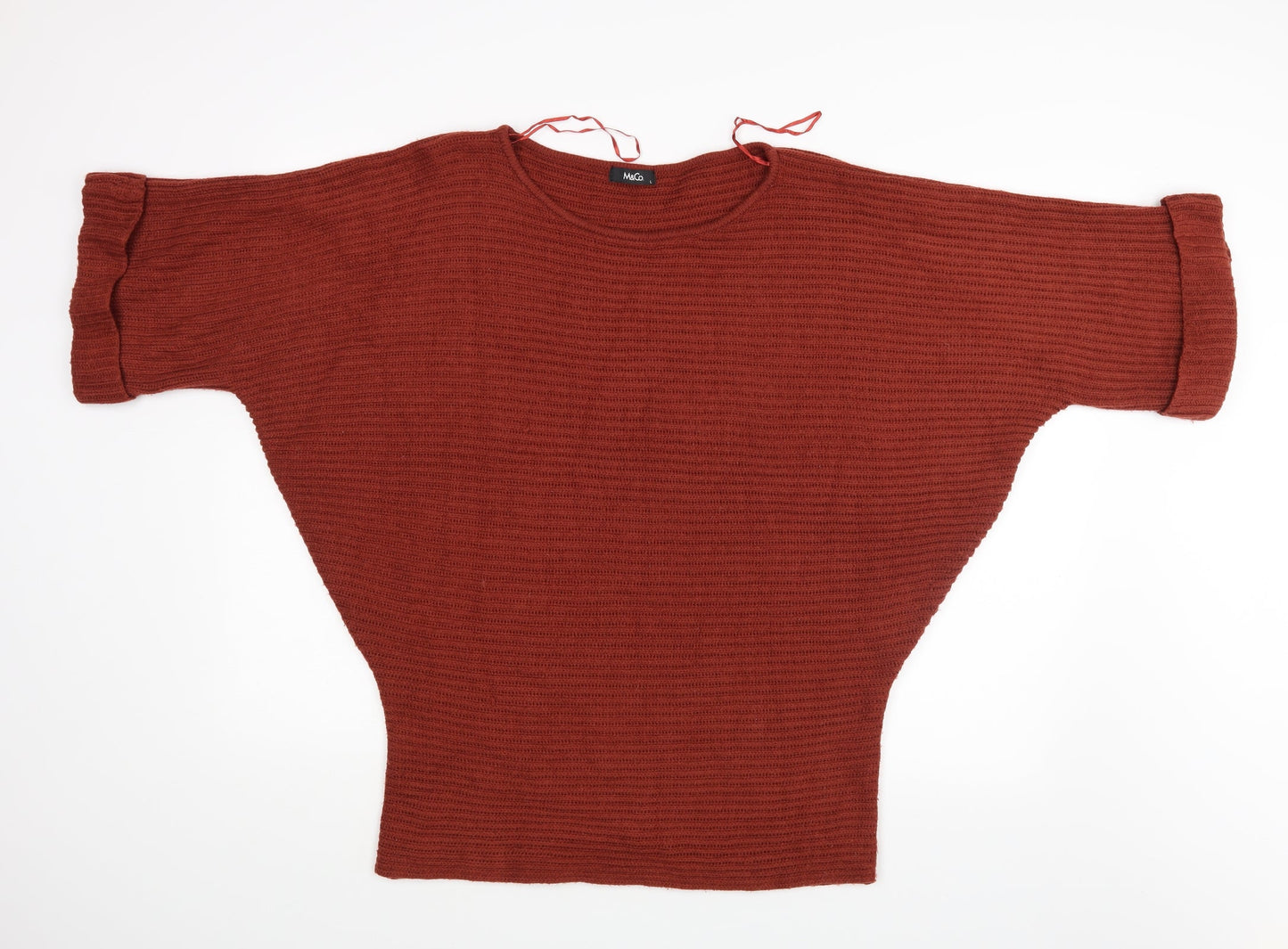 M&Co Womens Brown   Pullover Jumper Size L