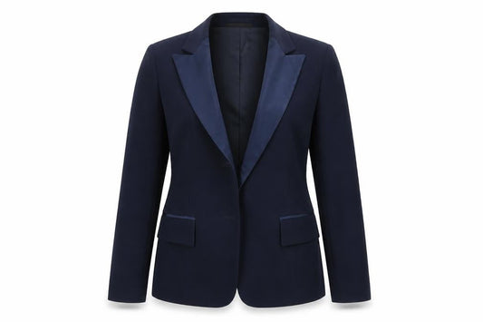 Blue Leaf Womens Blue   Jacket Blazer Size 12
