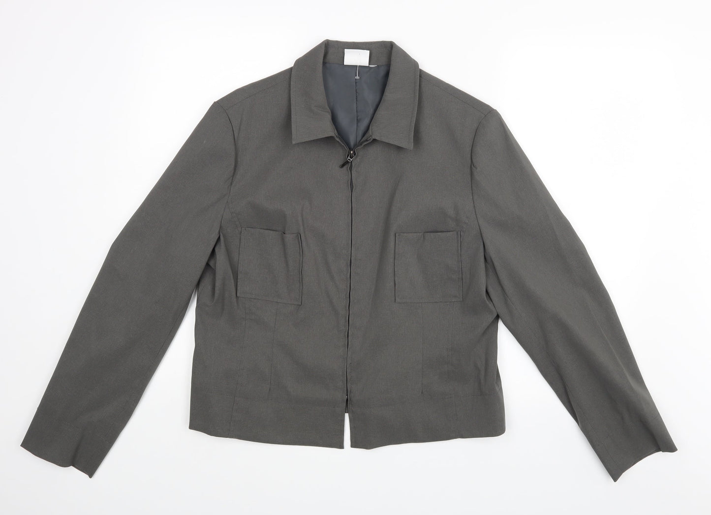 Apart Womens Grey   Jacket Blazer Size 16