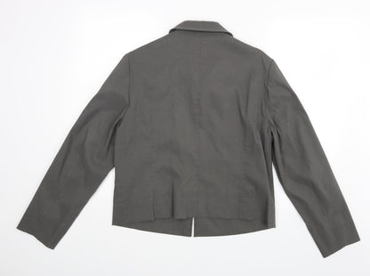 Apart Womens Grey   Jacket Blazer Size 16