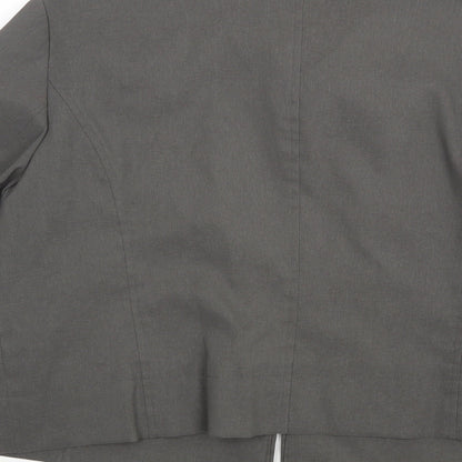 Apart Womens Grey   Jacket Blazer Size 16