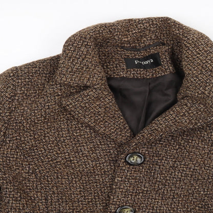 Close-up detail of Next women’s brown jacket