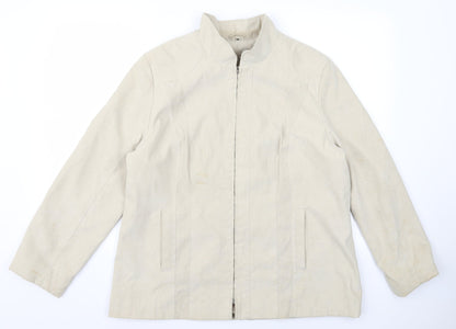 Klass Womens Beige   Jacket  Size M