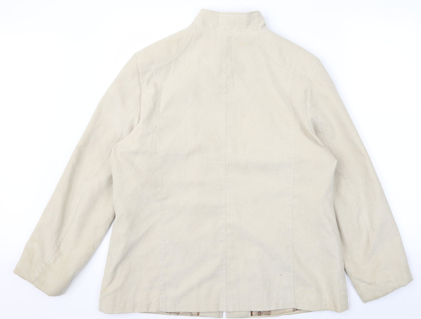 Klass Womens Beige   Jacket  Size M