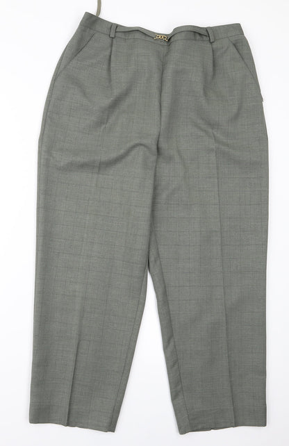 Bonmarché Womens Green Trousers Size 14 L23 in