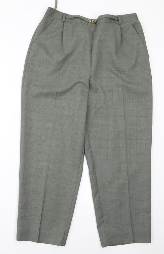 BM Womens Green   Trousers  Size 14 L23 in