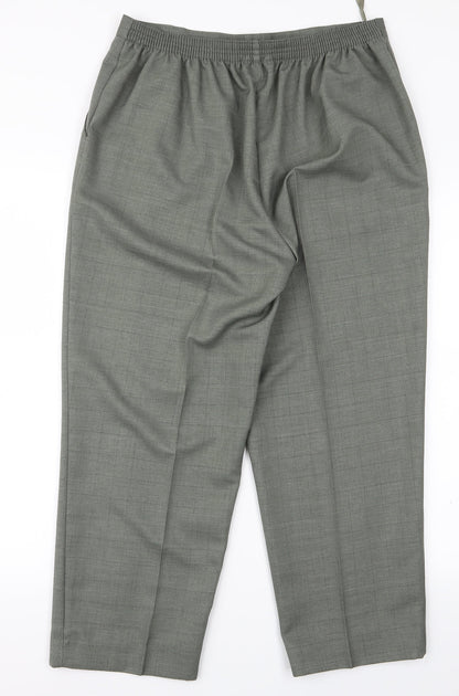 Bonmarché Womens Green Trousers Size 14 L23 in