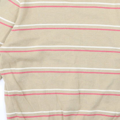 Preloved m&s Mens Beige   Pullover Jumper Size S - Label