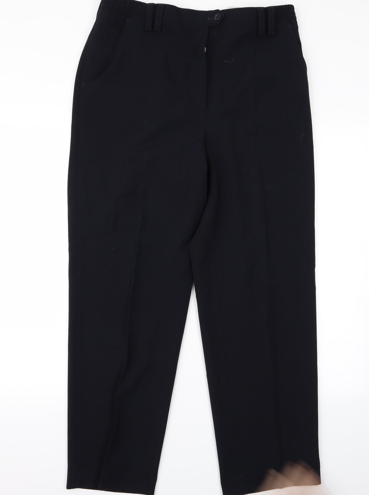Preworn Womens Black   Trousers  Size 14 L23 in
