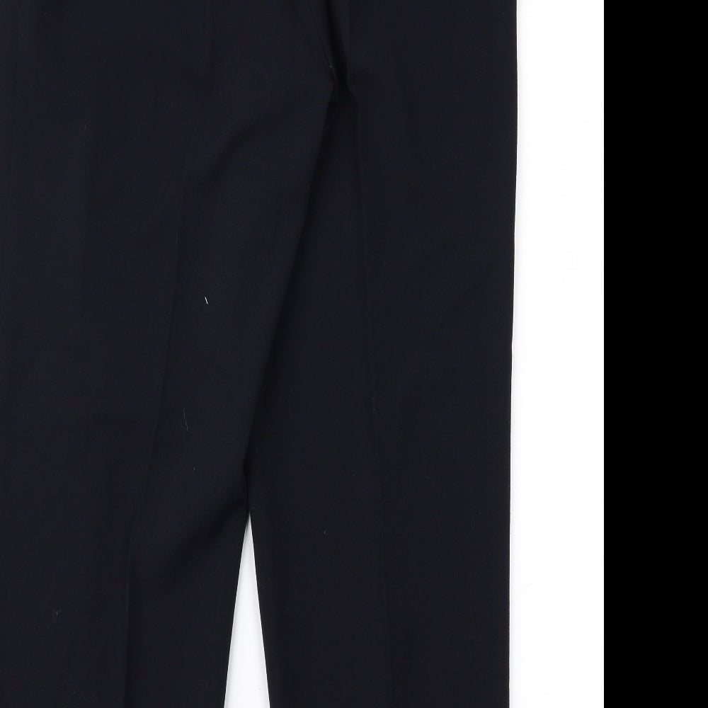 Preworn Womens Black   Trousers  Size 14 L23 in