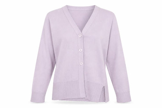 Bonmarché Womens Purple Cardigan Jumper Size S