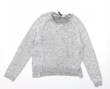Divided Womens Grey   Pullover Jumper Size S