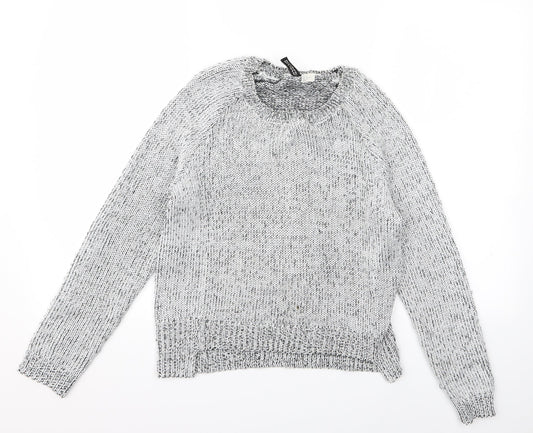 Divided Womens Grey   Pullover Jumper Size S