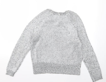 Divided Womens Grey   Pullover Jumper Size S