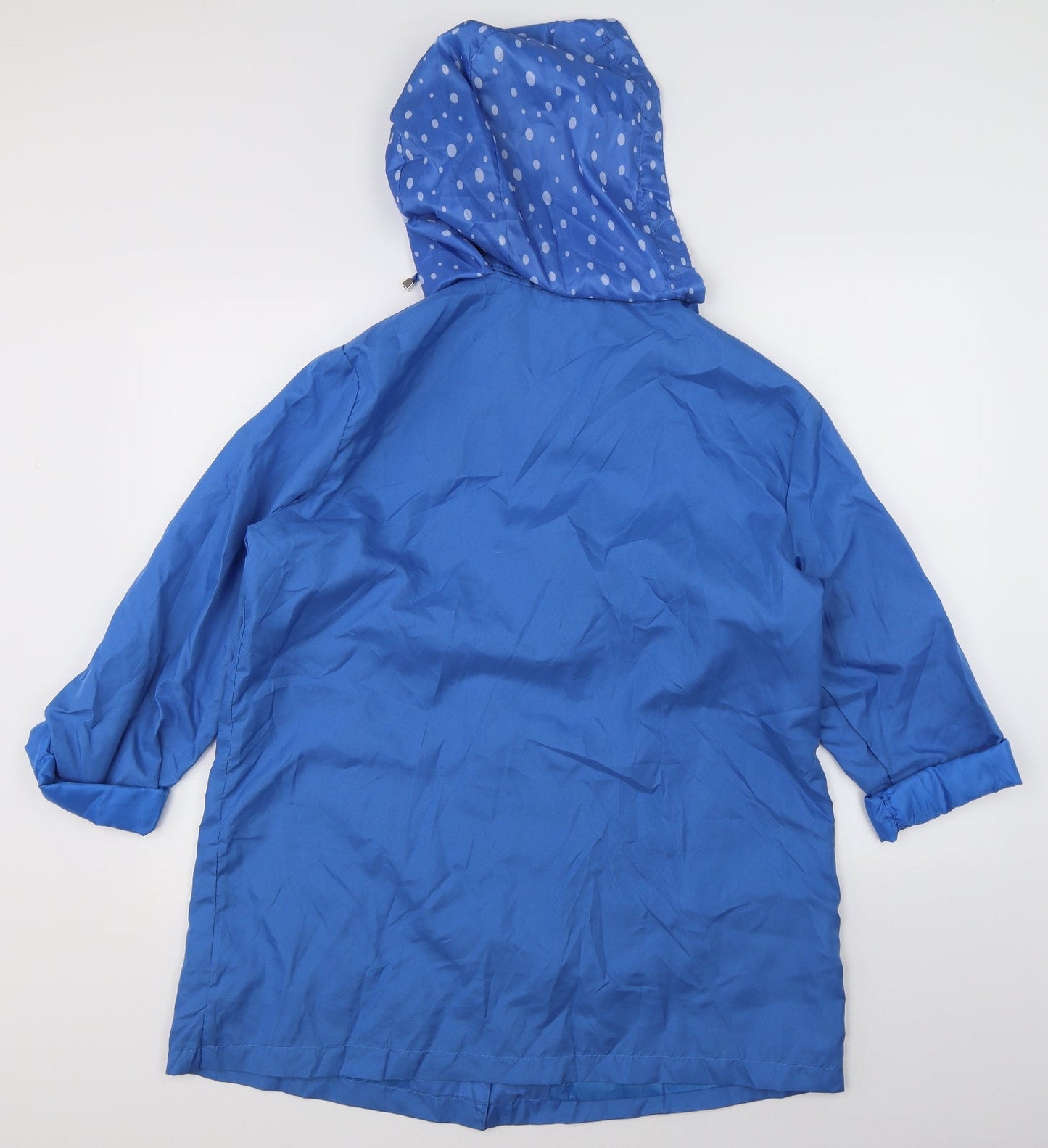 Preworn Womens Blue   Rain Coat Jacket Size M