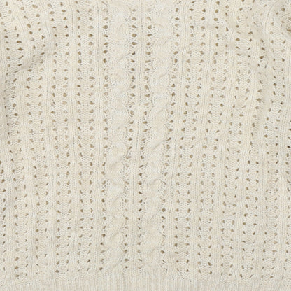 Preloved Missi Womens Beige  Knit Pullover Jumper Size M - Label