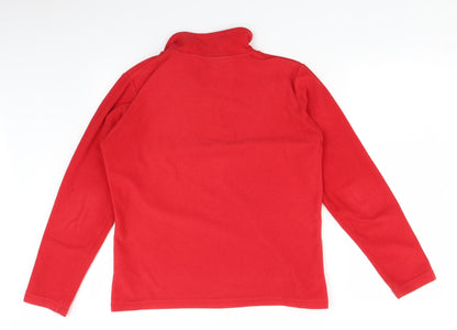 Hi Gear Womens Red   Pullover Sweatshirt Size 12