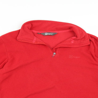 Hi Gear Womens Red   Pullover Sweatshirt Size 12