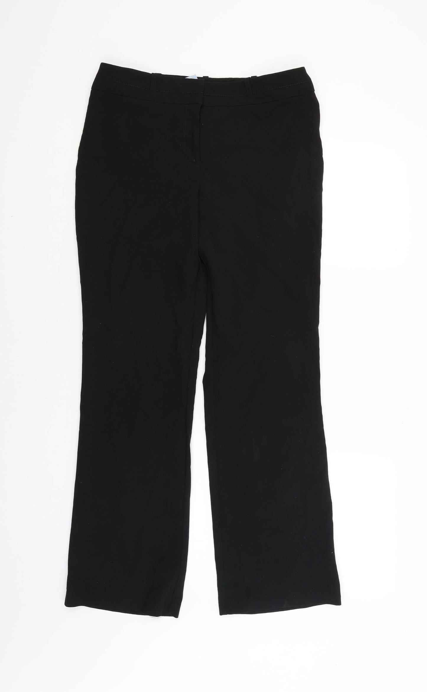 Dunnes Womens Black   Trousers  Size 10 L26 in