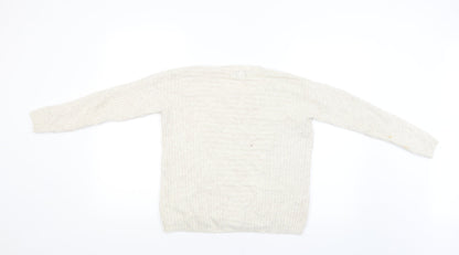 F&F Womens Beige   Pullover Jumper Size 8