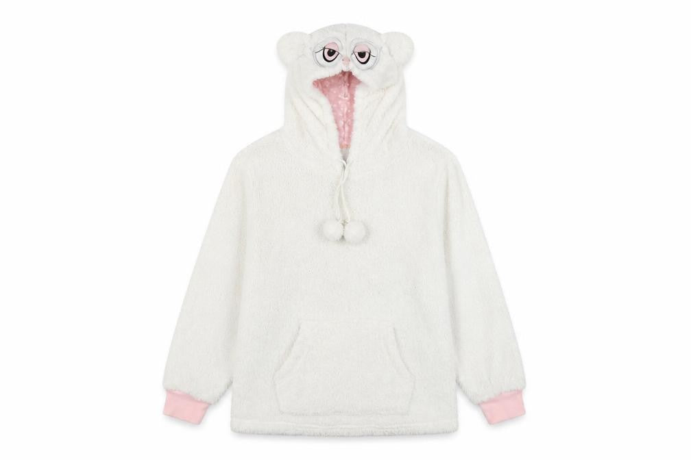 F&F Womens White   Pullover Hoodie Size 12