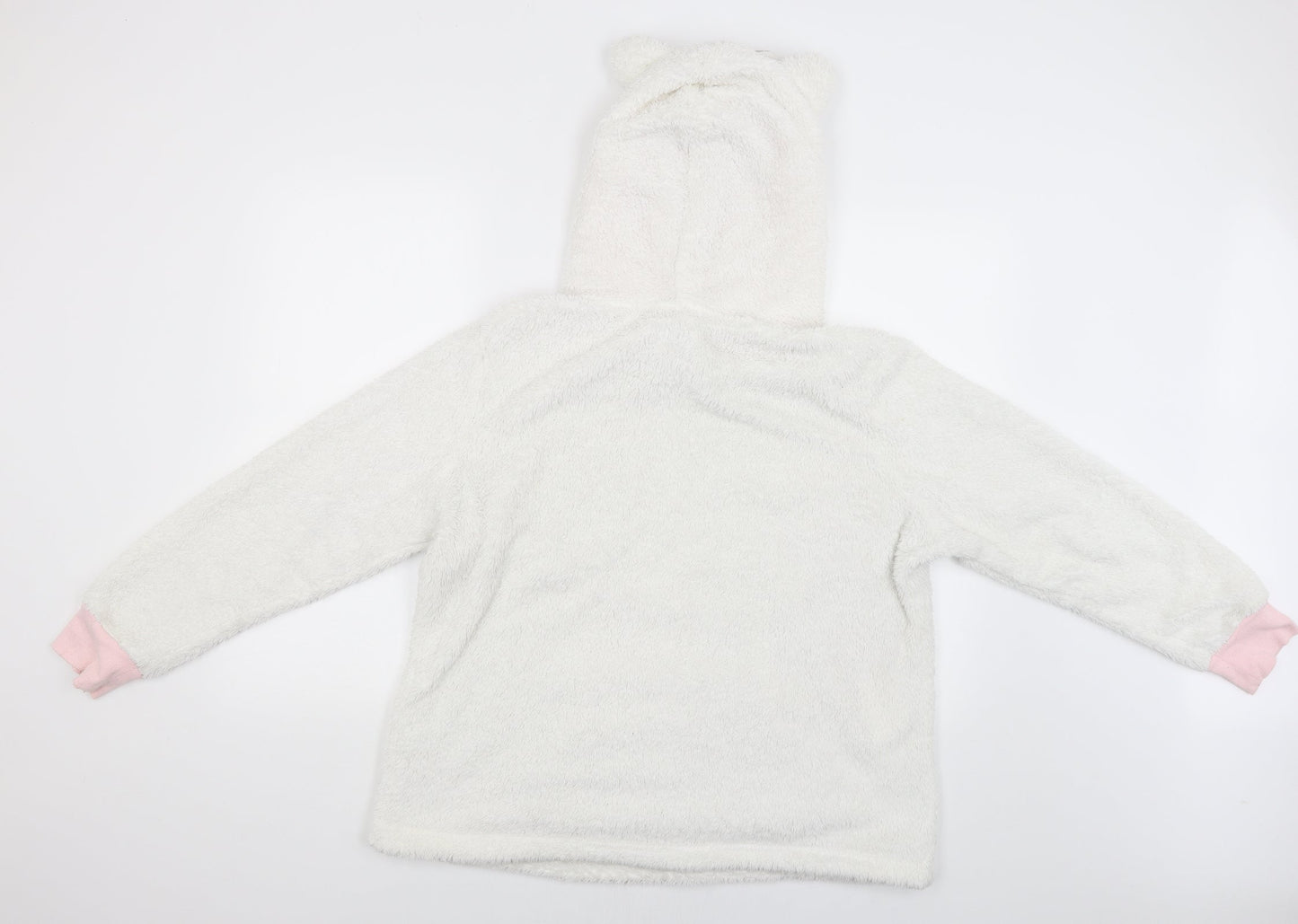 F&F Womens White   Pullover Hoodie Size 12
