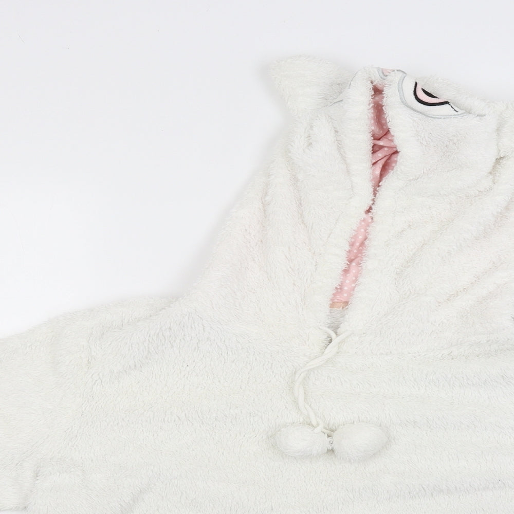 F&F Womens White   Pullover Hoodie Size 12