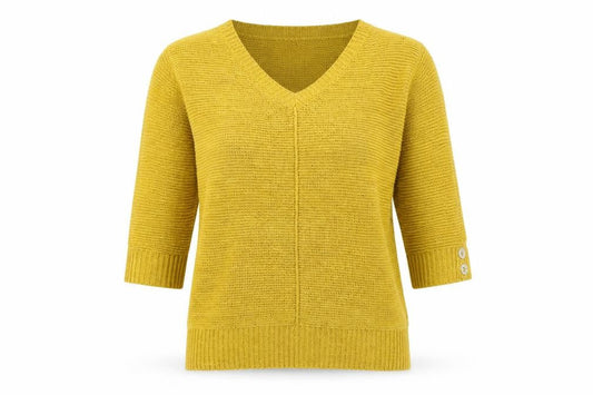 Wallis Womens Yellow   Pullover Jumper Size M