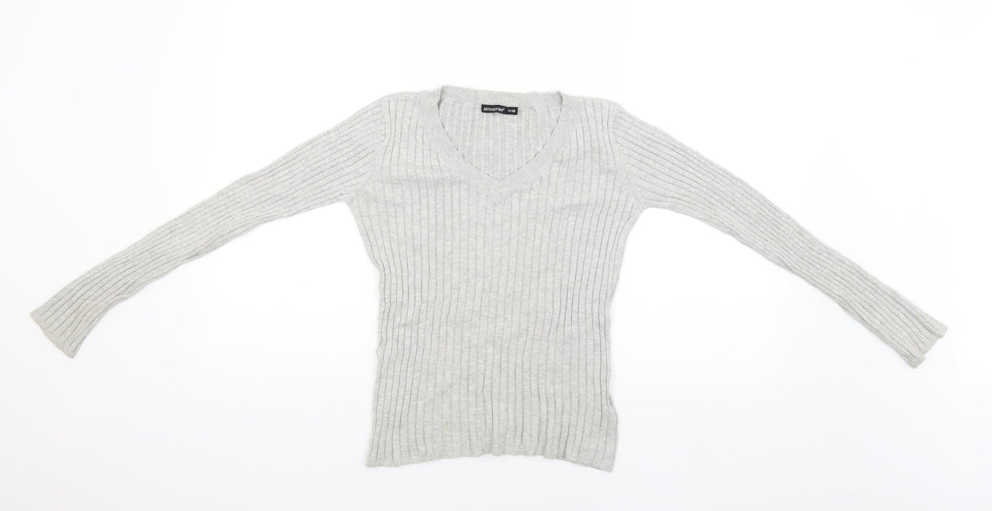 Atmosphere Womens Grey   Pullover Jumper Size 10