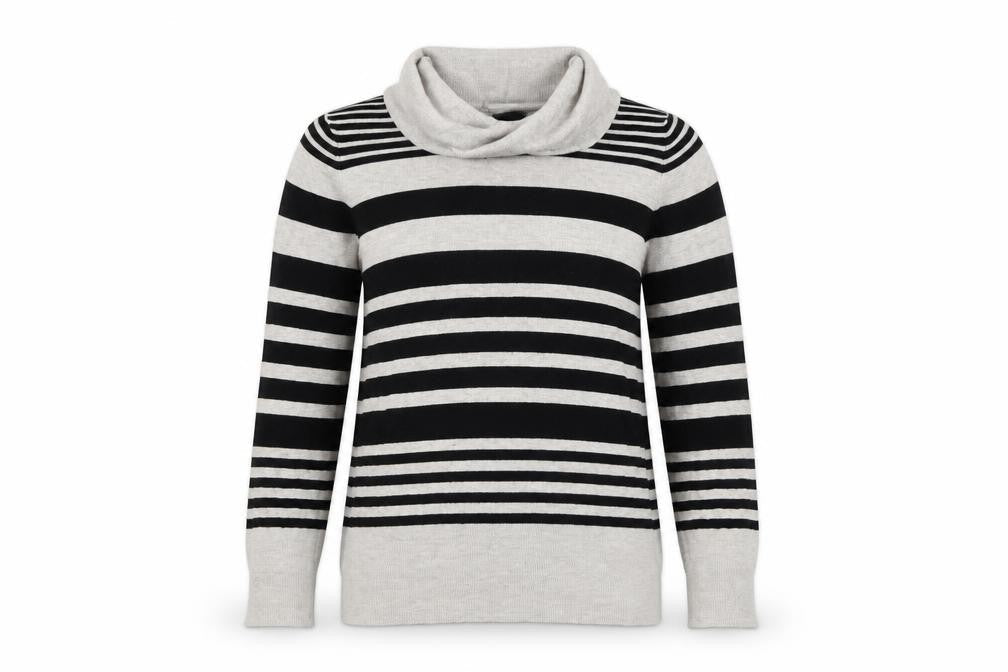 Marks & Spencer Womens Beige Striped  Pullover Jumper Size 10