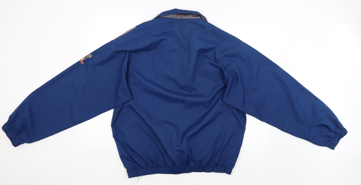 Caviva Mens Blue   Windbreaker Jacket Size 40