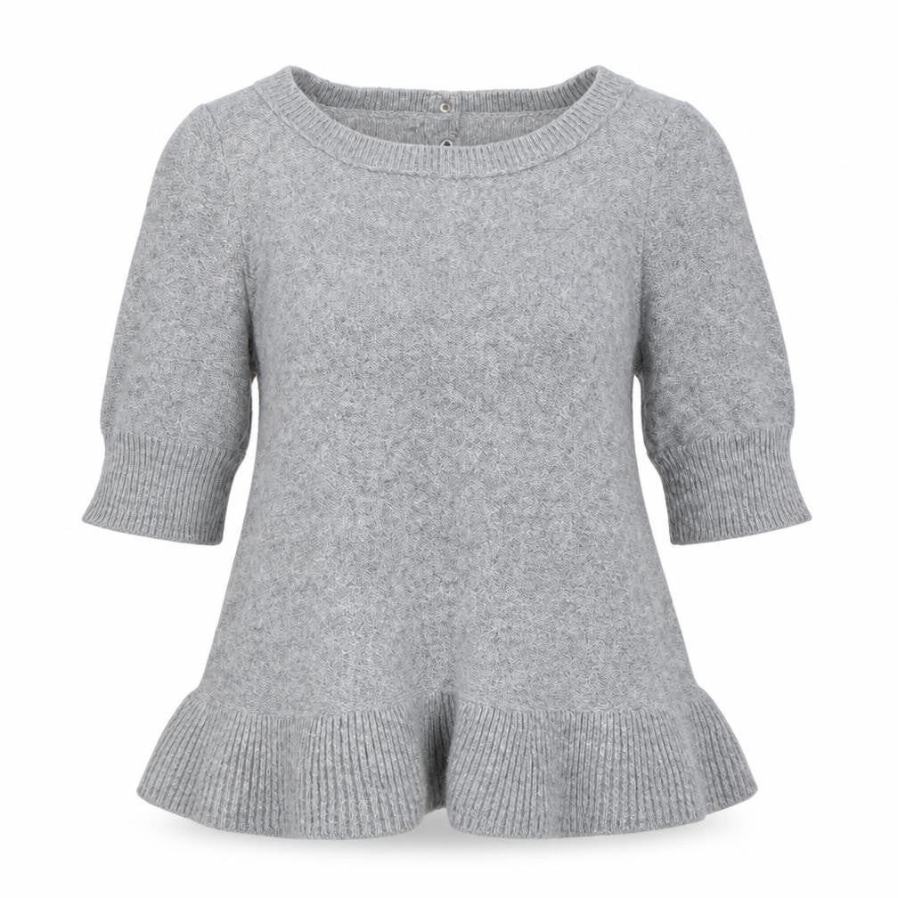 Hoxton Chic Womens Grey  Knit Pullover Jumper Size 10