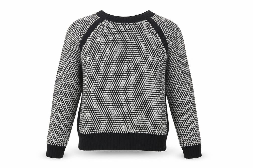 New Look Womens Black  Knit Pullover Jumper Size 8