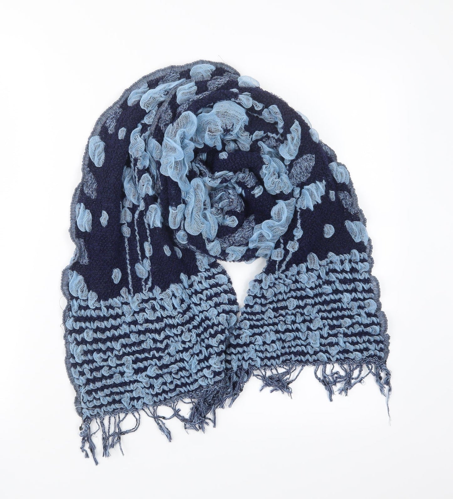 Preworn Womens Blue    Scarf