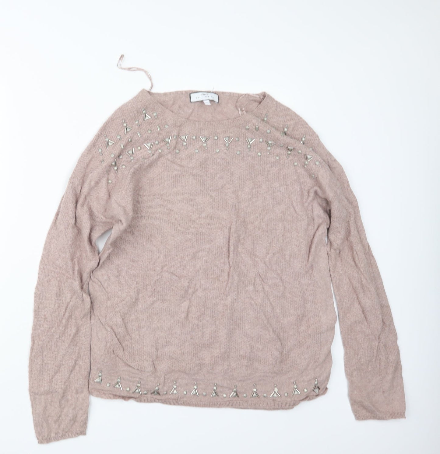 NEXT Womens Pink  Knit Pullover Jumper Size 14