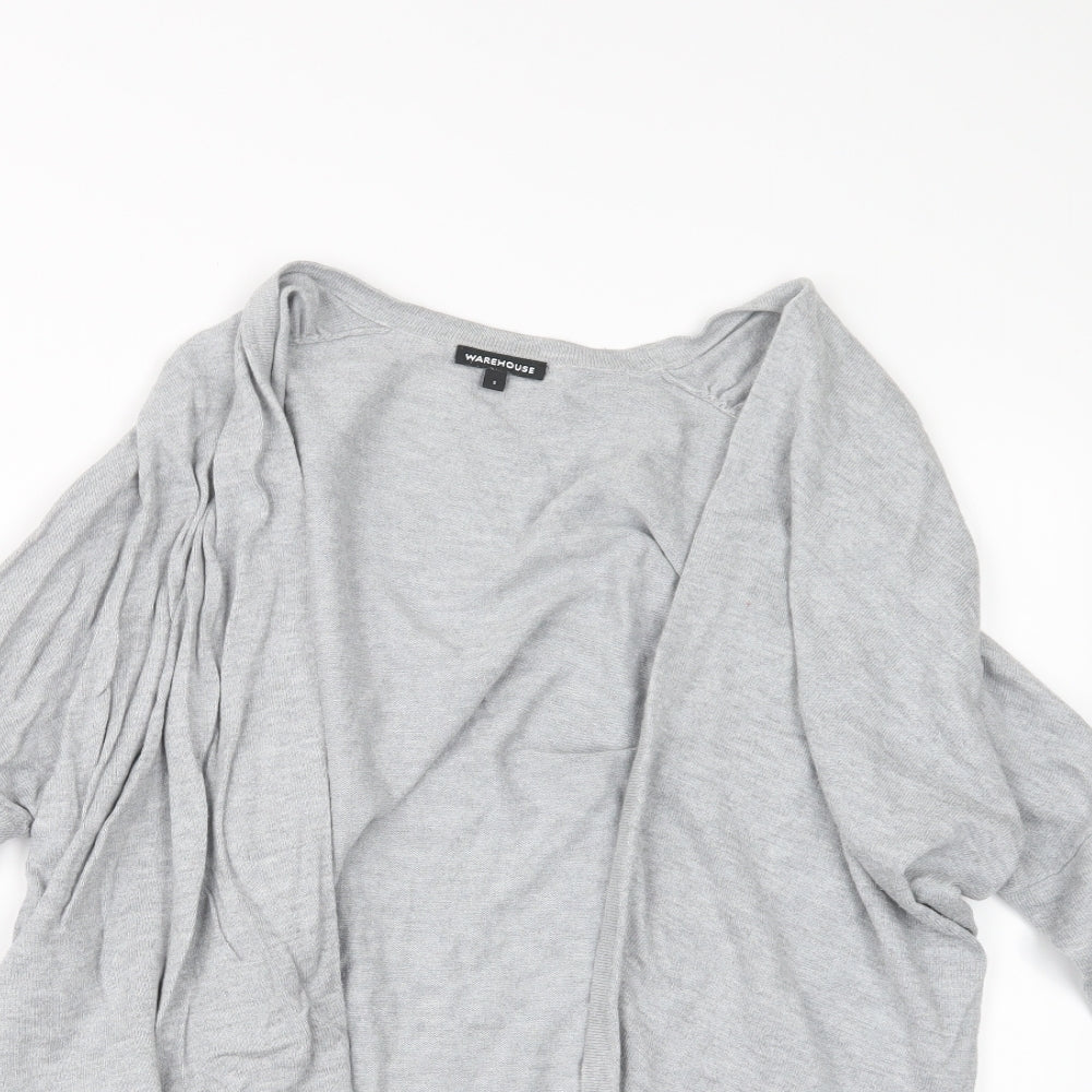 Warehouse Womens Grey   Cardigan Jumper Size S